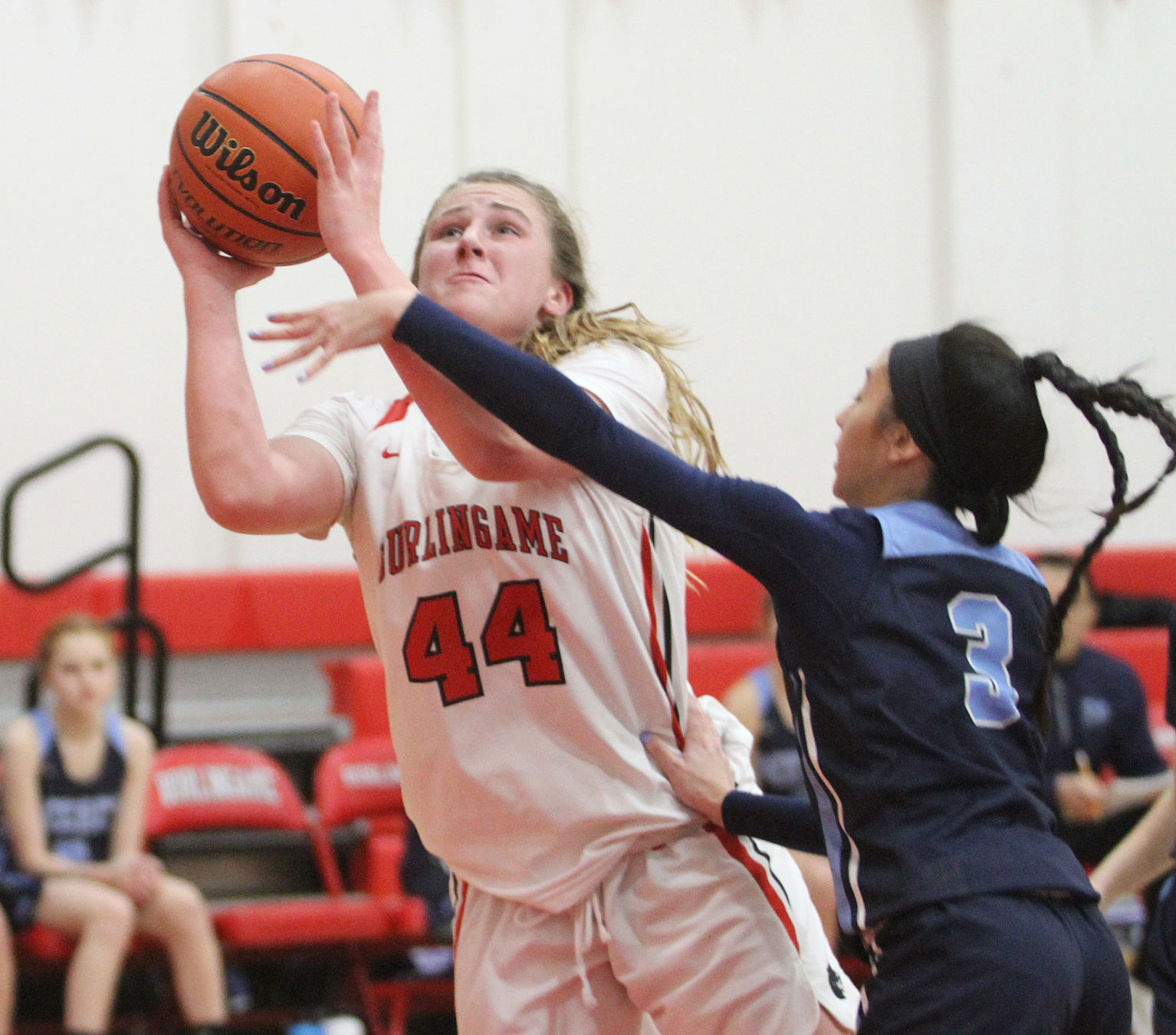 Burlingame basketball - Ava Uhrich